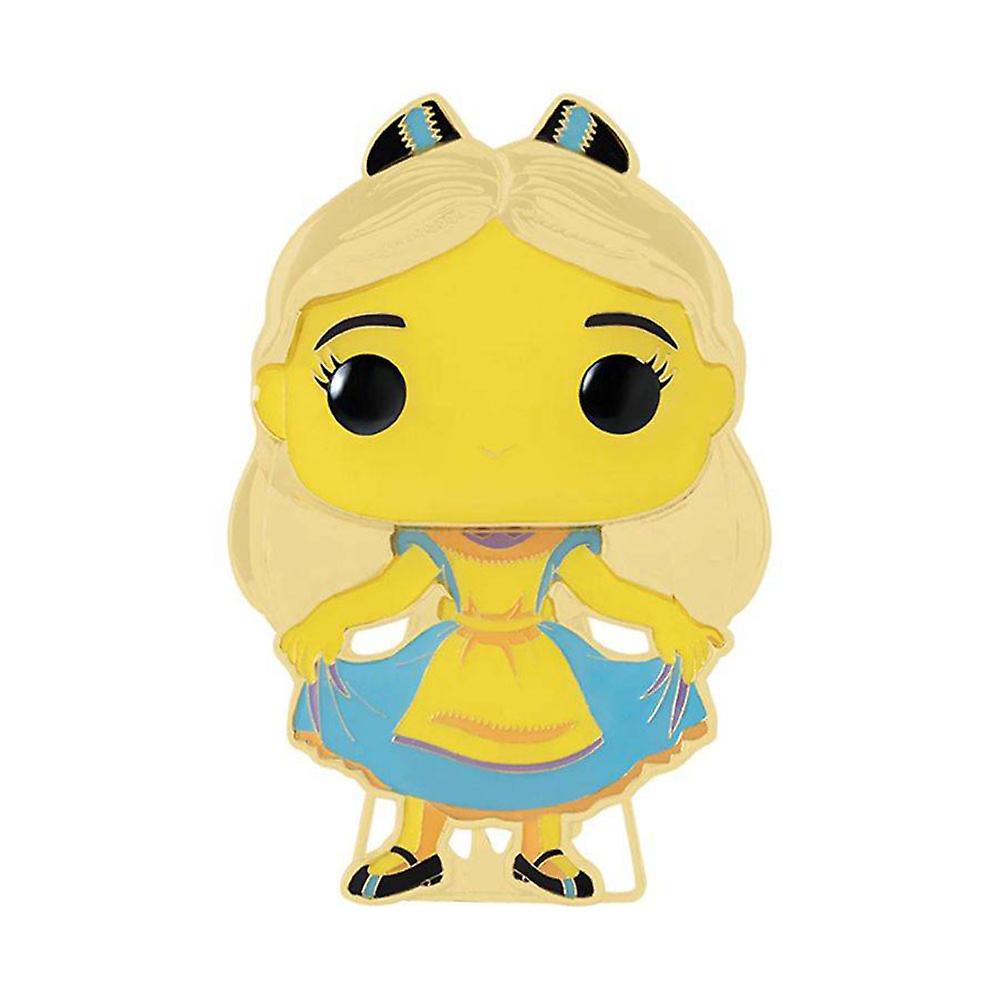 Officially Licensed Alice in Wonderland Alice Glow Blacklight Pop! Enamel Pin