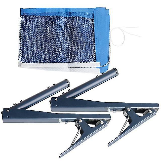 Table Tennis Ping Pong Net Collapsible Portable Replacement Indoor Game Post Clamp Stand Set Trainin