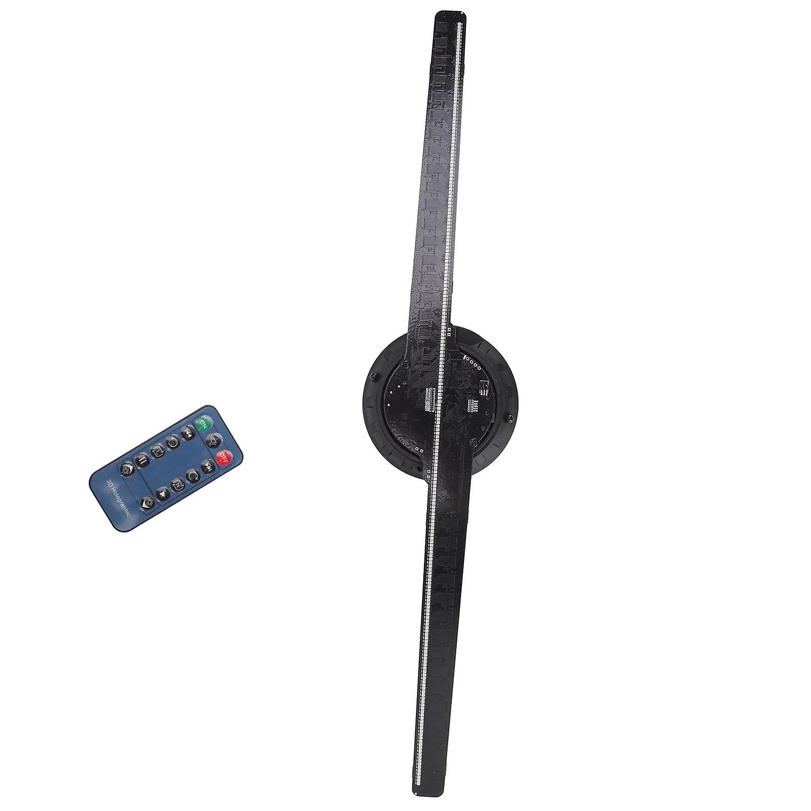 3D Holographic Display 224 LED Air Imaging Hologram Fan Projector for Advertising Exhibition Store 100?240V 16.5 Inch EU Plug