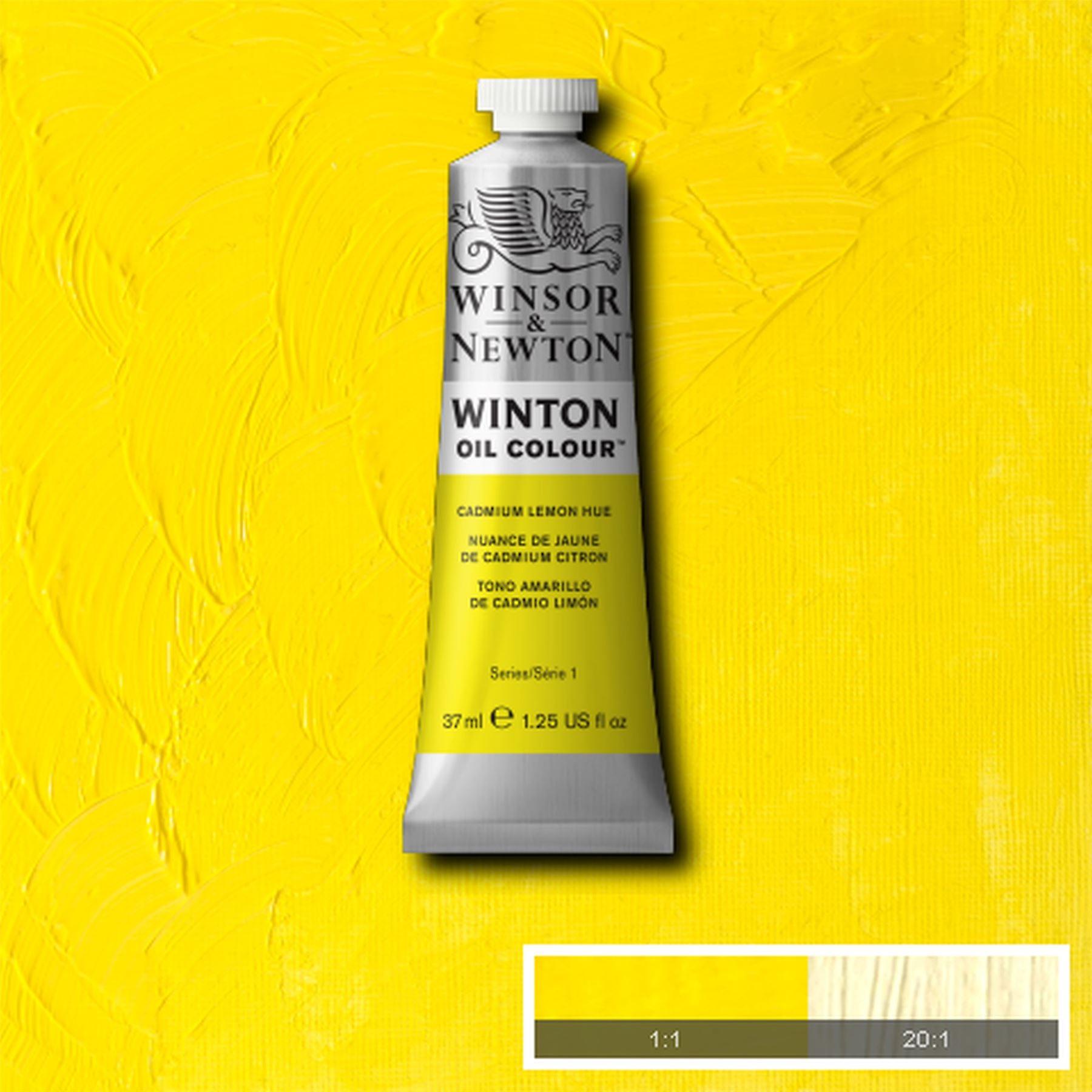 Winsor & Newton Winton Oil Colour Paint - Cadmium Lemon Hue - 37ml