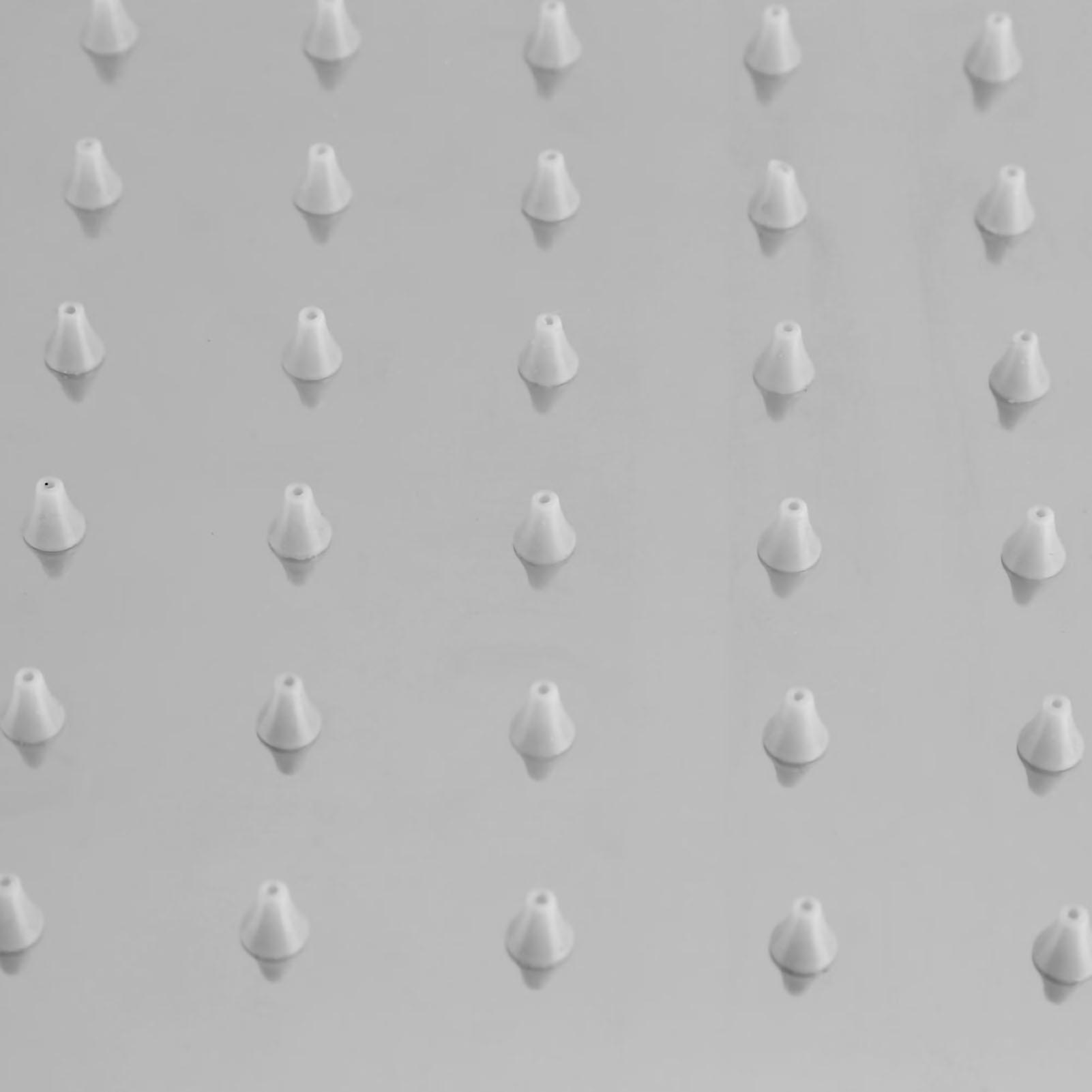 Modern Square Stainless Steel Rainfall Shower Head 20x20cm Silver