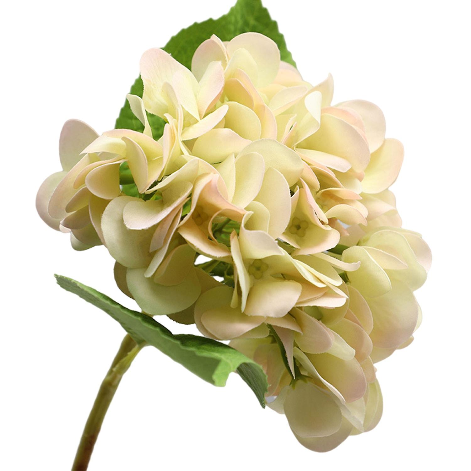 Artificial Flower Exquisite Full of Vitality Long Stem Hydrangea Artificial Flower Branch for Home