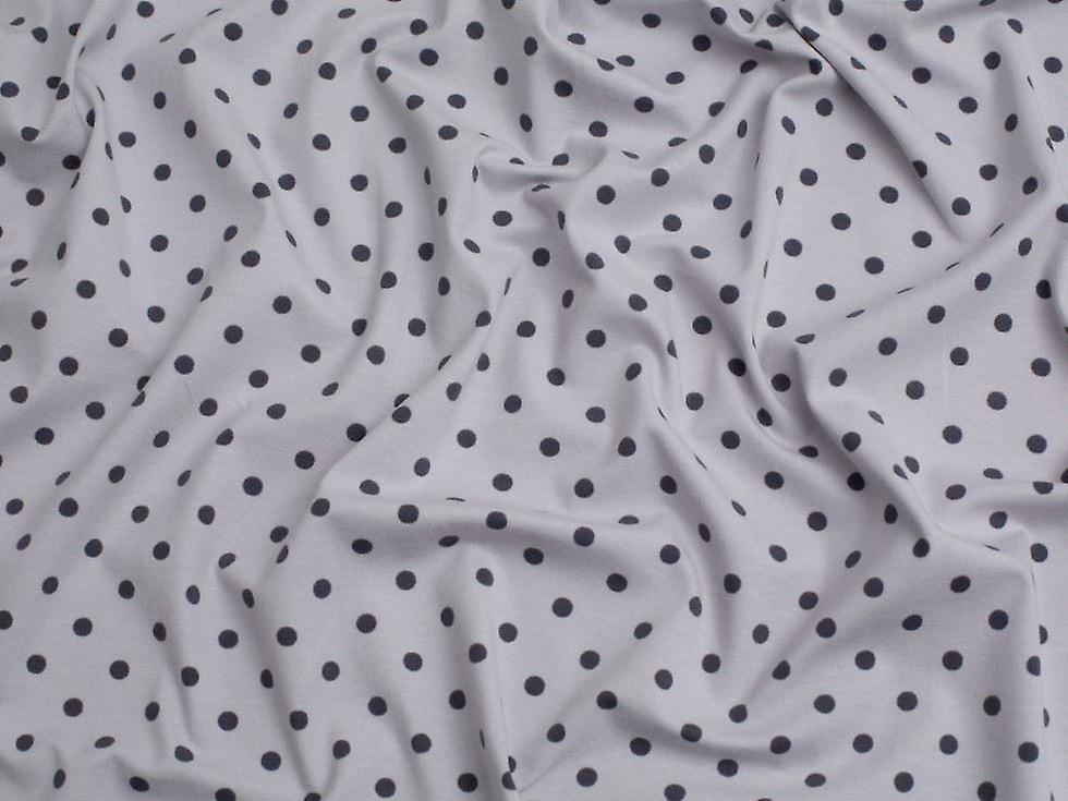 Minerva Cotton Jersey Stretch Knit Fabric Light Grey - per metre