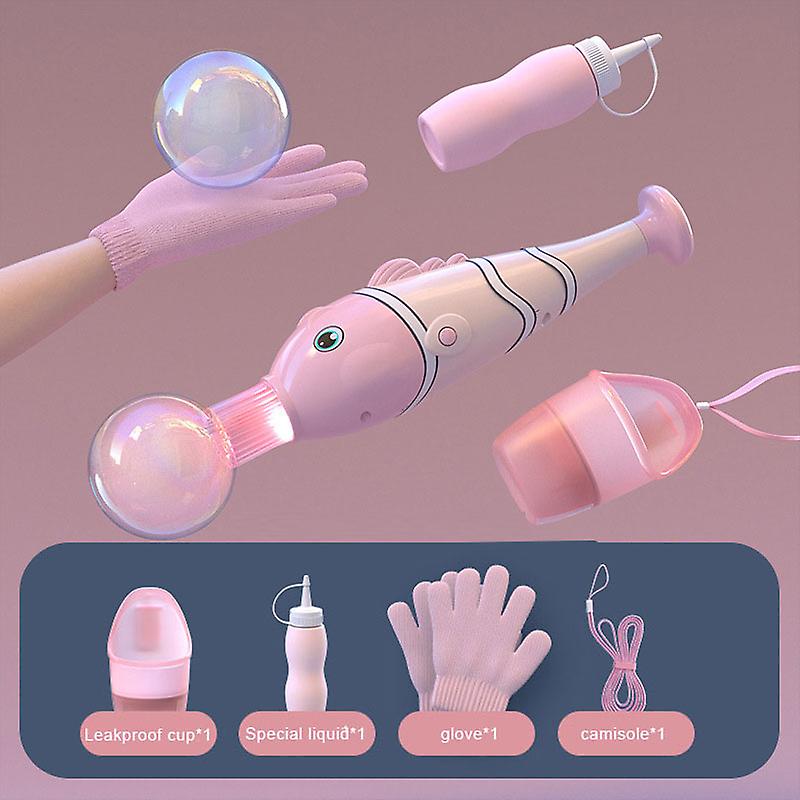 Elastic Smog Bubble Machine Bubble Blower Healthy Smog Bubble Toy for Kids Children