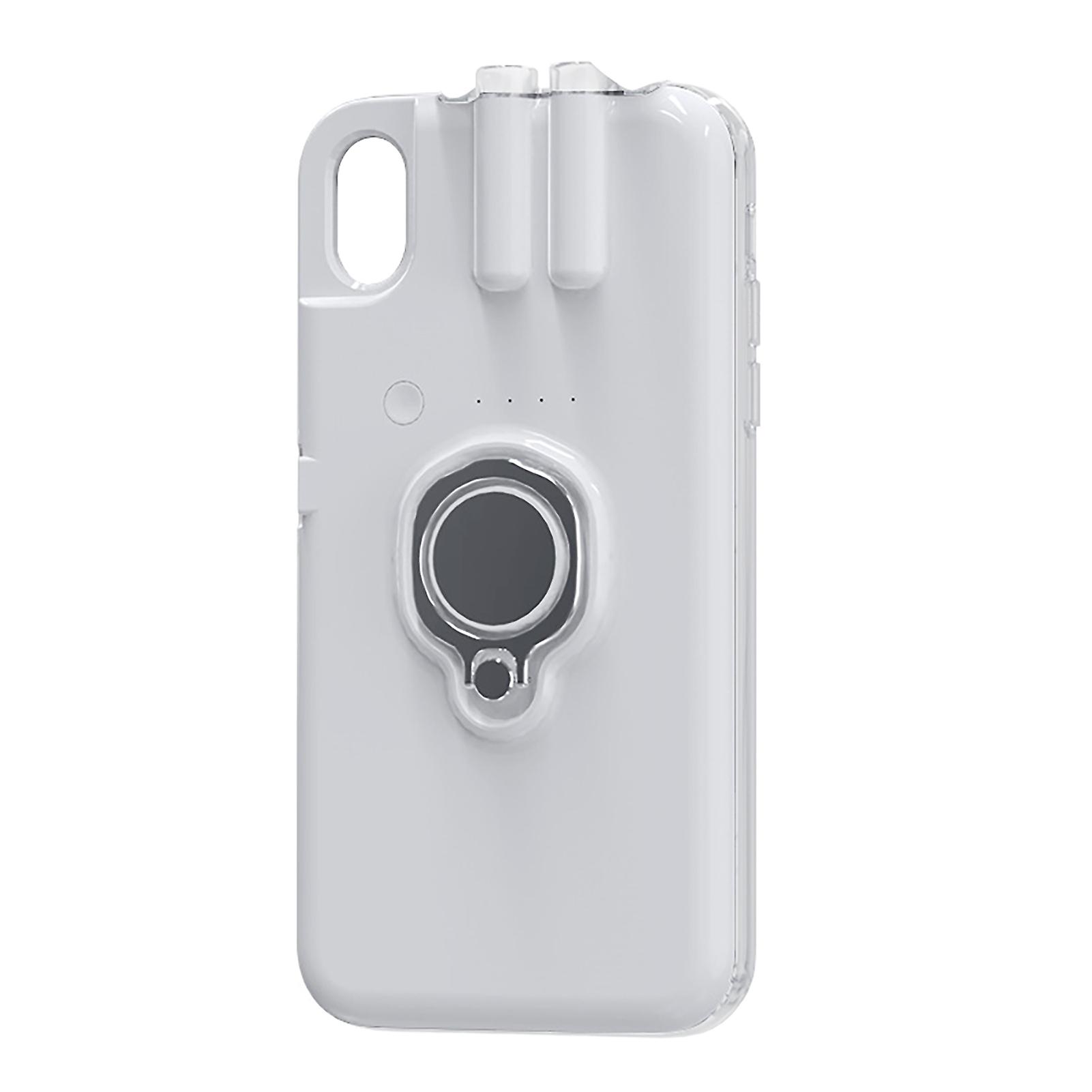 Bluetooth Earphone Charging Ring Holder Phone Case for iPhone 6 7 8 Plus XS Max