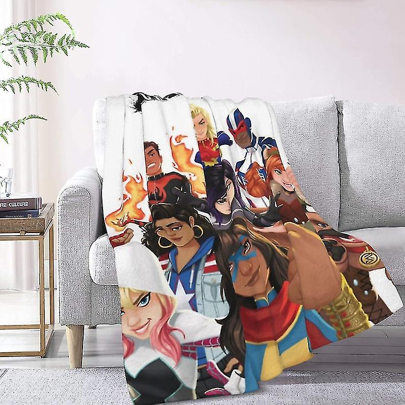 Custom Name Blanket Marvel Risingchasing Ghosts Tapestry Personalized Blankets Birthday Gift Customized Diy