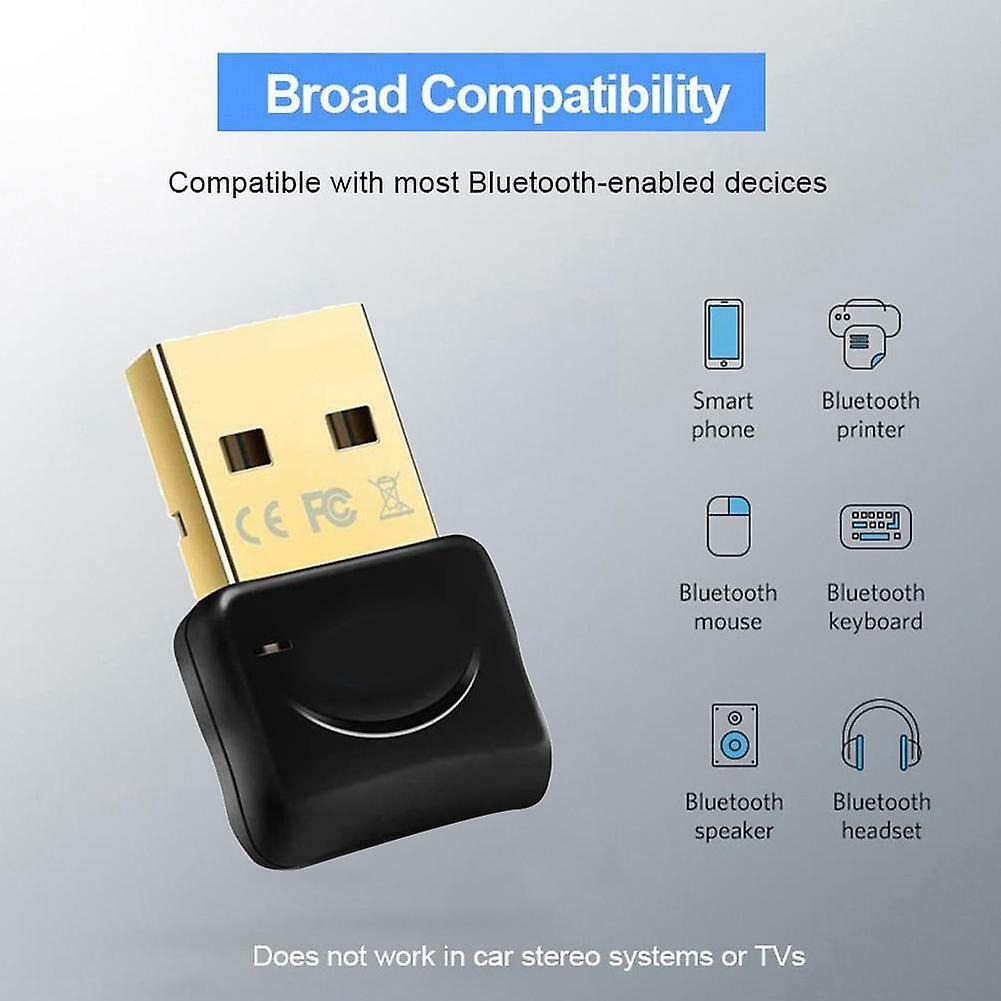 USB Bluetooth 5.0 Audio Transmitter Receiver USB Adapter For TV PC Car