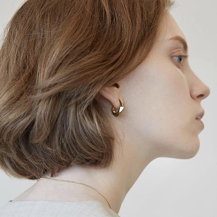 Orecchini con cornice quadrata in argento 925