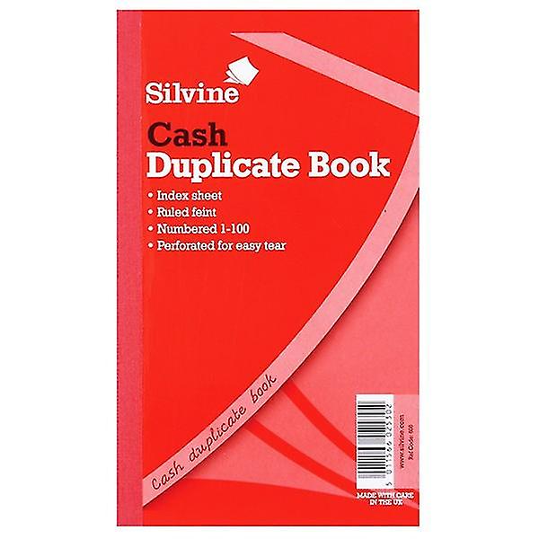 Silvine Feint Duplicate 200 Sheets Cash Book (Pack Of 6)