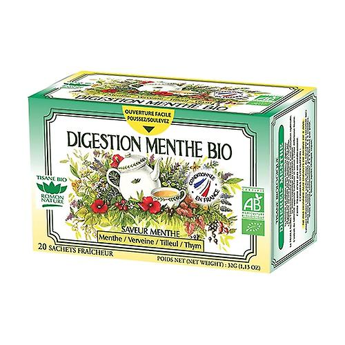 Organic Mint Digestion Herbal Tea 20 infusion bags (Mint)