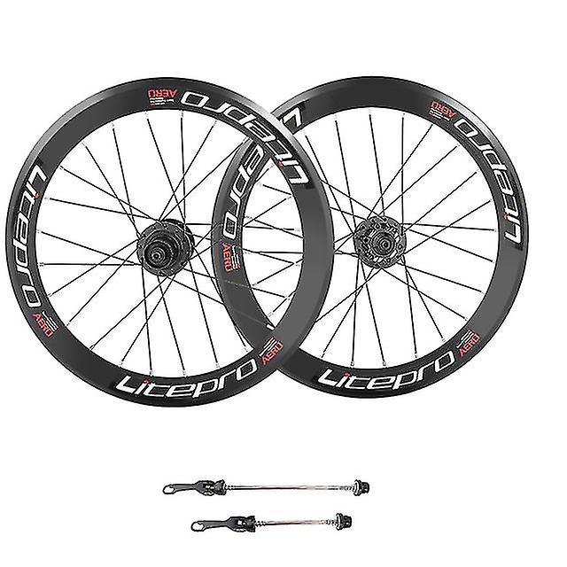 Litepro Front Rear Bicycle Wheelset With Front Rear Quick Release Skewer 451mm 100/135mm Road Bike Wheelset