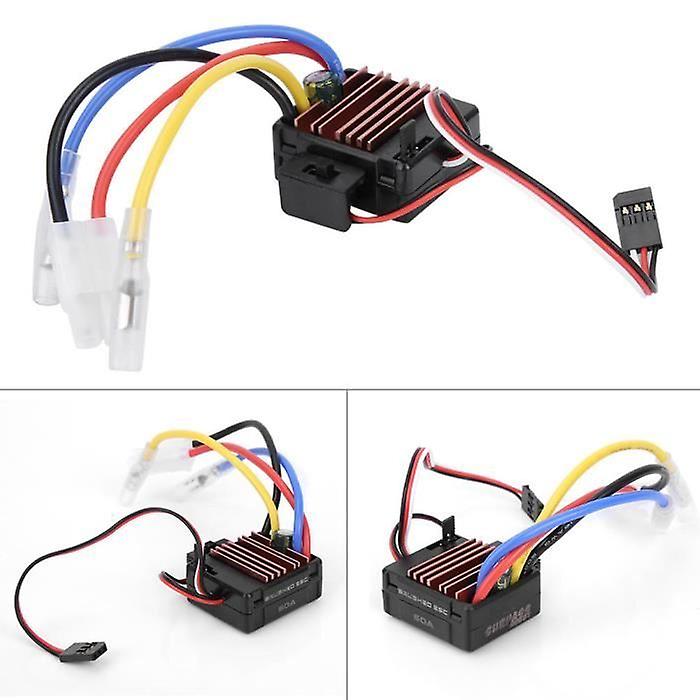 Electronic Speed Controller, Waterproof Remote Control Speed Controller Combo Set for RC Car