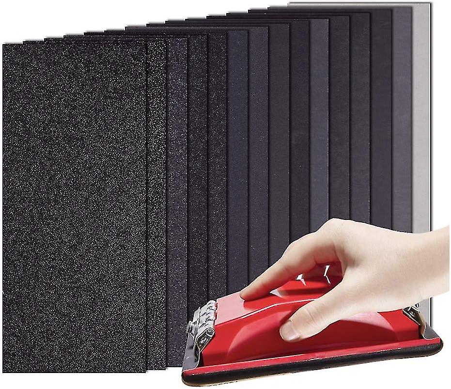 45-Pack Sandpaper, 120-5000 Grit Assortment with Sander