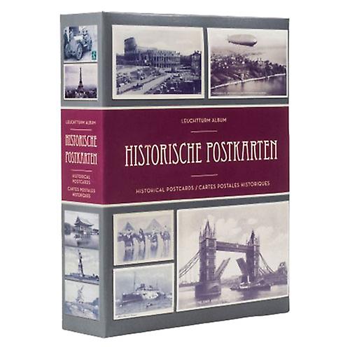FOR 200 COUNT Leuchtturm Historical Postcards Album w/ 50 Bound Sheets