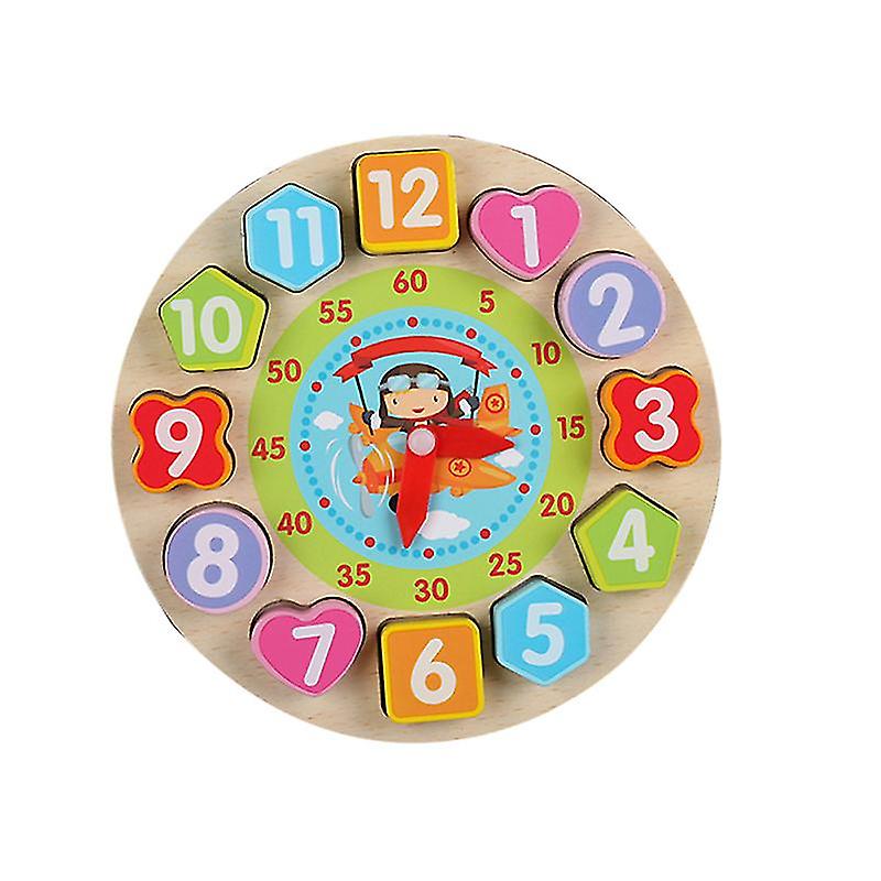 1set Clock Matching Toy