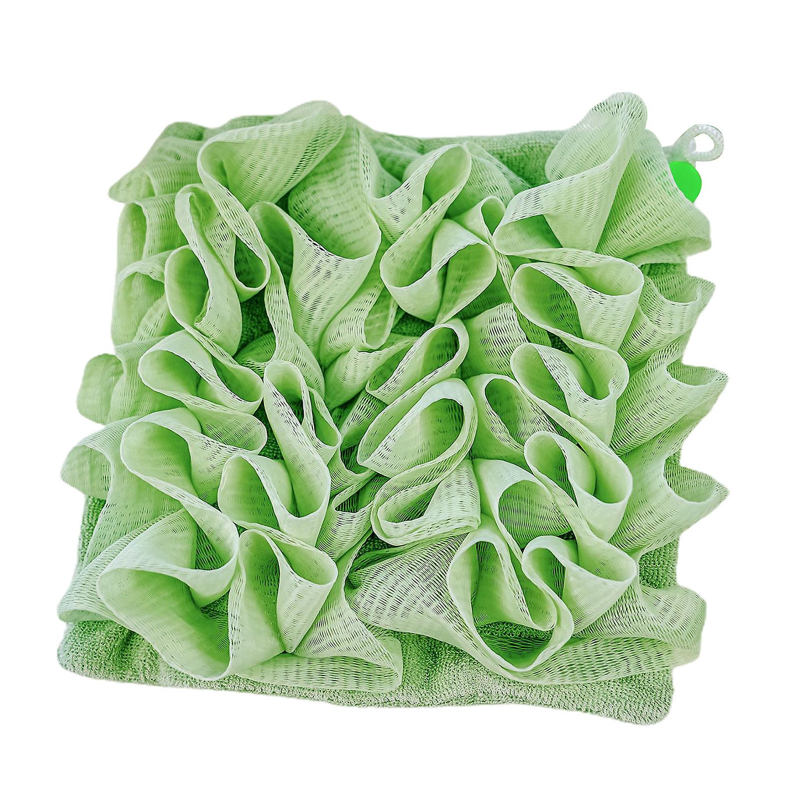 2-in-1 Bath Loofahs Sponge Dead Skin Remover Bath Towel for Women Men Unisex