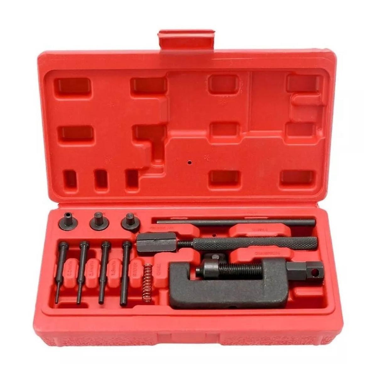 Universal Motorbike Chain Breaker Splitter Riveting Tool Motorcycle Bike Chain Breaker Riveting Tool Chain Cutter Kit