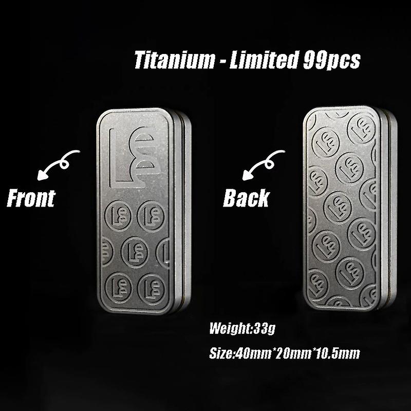 Lee Studio Cure mechanikus push csúszka lineáris racsnis design fém Fidget Antistress pihentető játékok