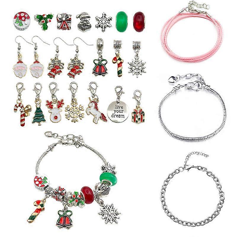 Adventi naptár karkötő ékszer 24db