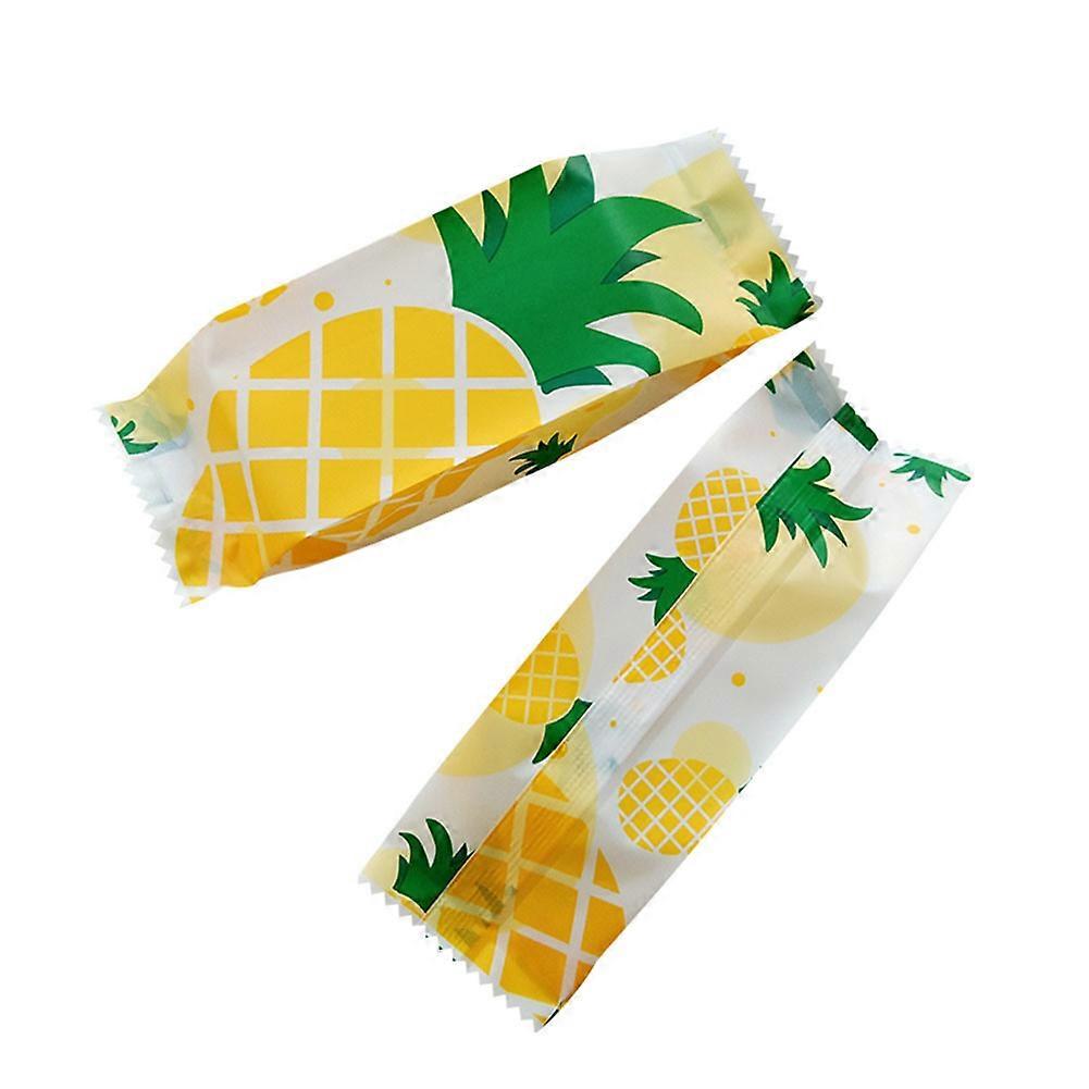 50 Pack Plastic Machine Sealing Packaging Wrapper Bags for Pineapple Cake Candy