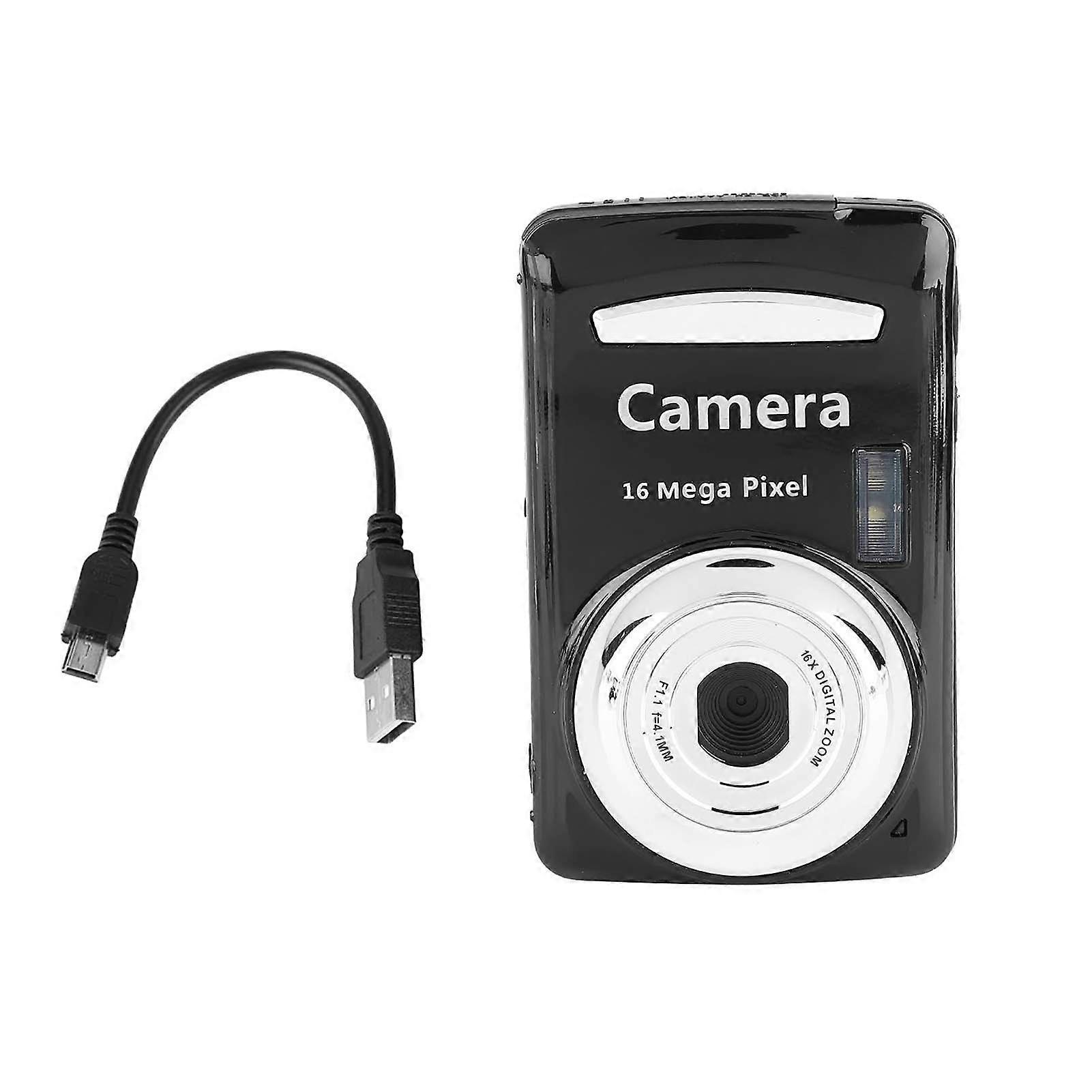 Mini Outdoor 16MP 720P 30FPS 4X Zoom HD Digital Video Camera Camcorder (Black) NO.9746