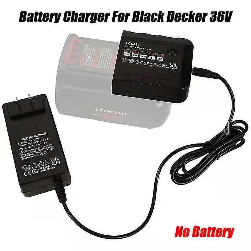 Lithium For Black Decker 36v 40v Li-ion Battery Lbx1540 Lbx2540 Lbxr36 Fast Charging Power Tools Charger Lcs436