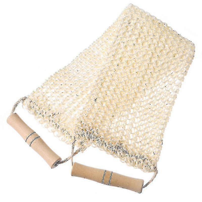 Sisal Back Scrubber Reusable Exfoliating Back Massage Brush For Shower
