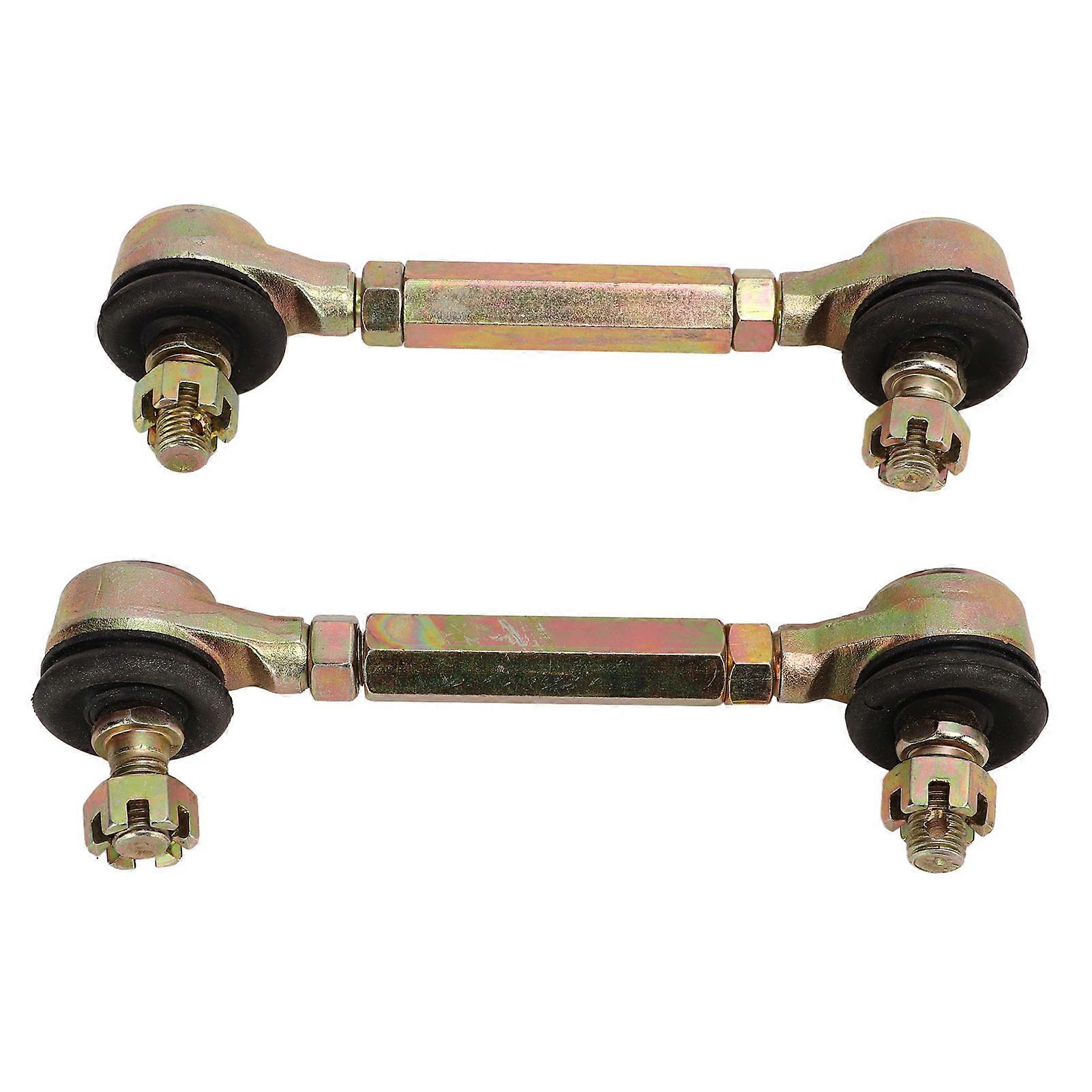 2個タイロッドボールジョイント10mmスレッドスチール合金スウェイバーエンドセット50cc 70cc 90cc 110cc 125cc ATV四輪車クワッド用