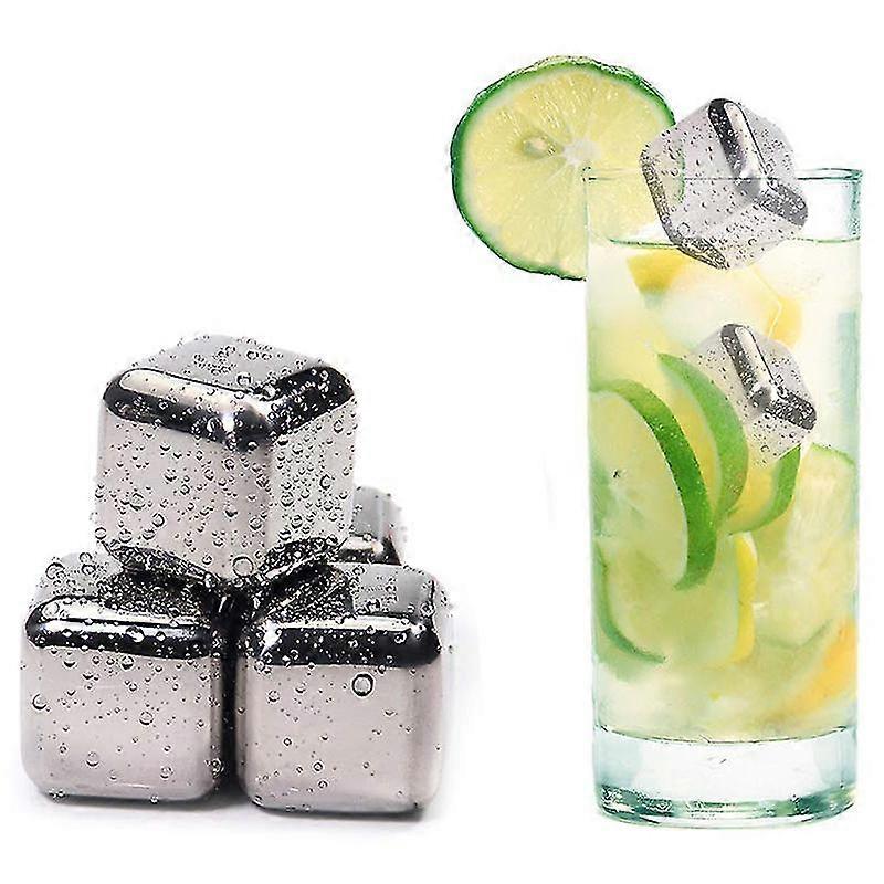 Stainless Steel Ice Cooler Reusable Keep Drink Cold Longer