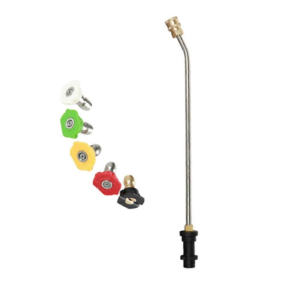 High Pressure Washer Spraygun Extension Rod 1/4Inch Quick Connect Adapter 30 Degree Cleaning Machin