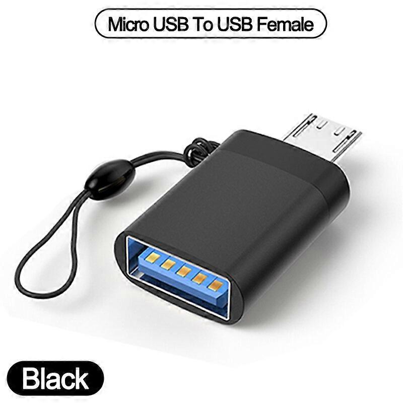 Type C Adapter to TF, OTG Intelligent Memory Card Reader for Samsung Huawei, Micro-SD Micro USB, Xiaomi Laptop