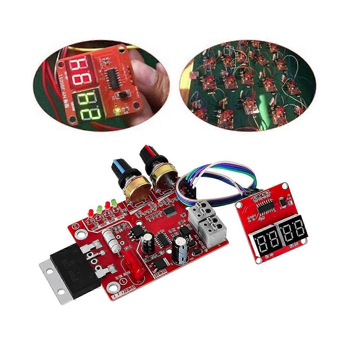 -D01 Spot Welding Machine Control Board Regulating Time and Current Digital Display DIY Control Boa