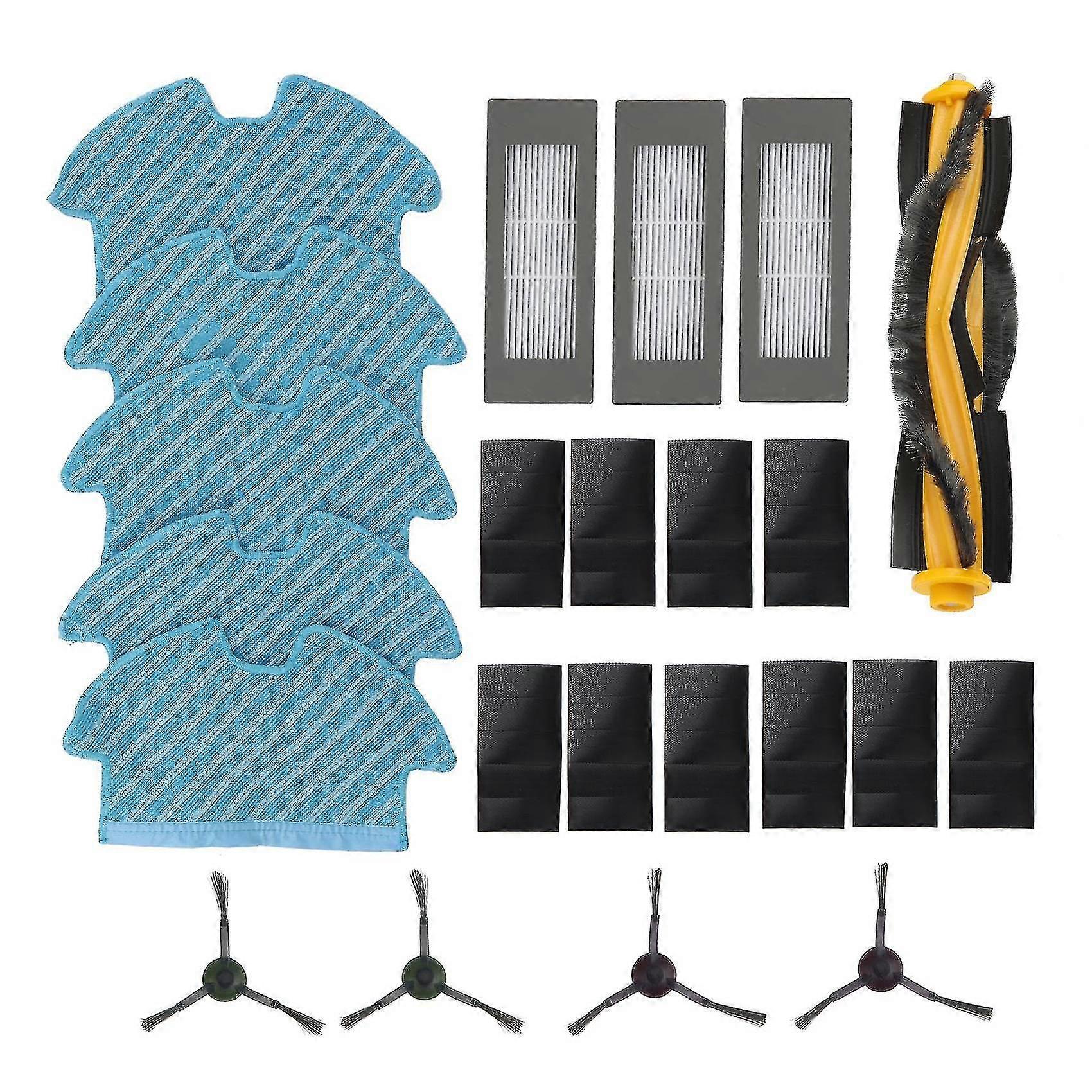 Main Brush Side Brush Filter Kit For Ecovacs Deebot Ozmo 900 Dn5g