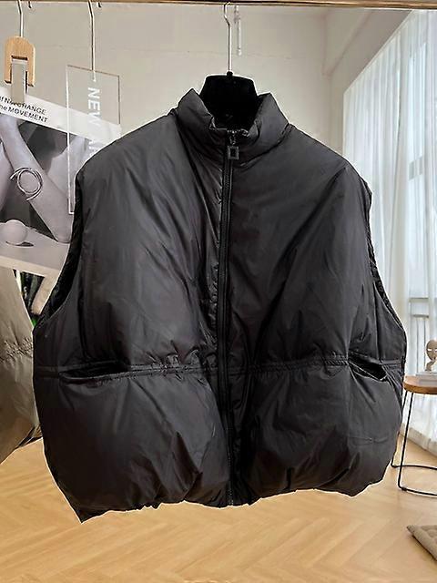 2024 جديد من القطن مبطن الرمز البريدي جيليه سترة Bodywarmer سترة الشتاء المنتفخة مع جيب المرأة المبطن سترة الوقوف طوق معطف