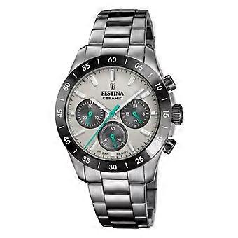 Festina ceramic women's watch Analog Quartz with stainless steel bracelet F20703/1