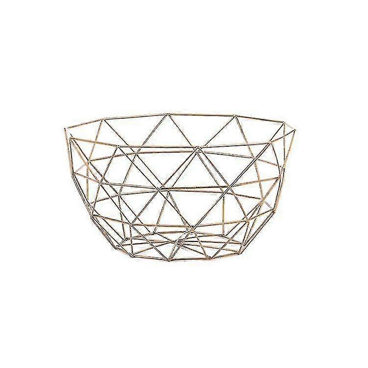 nordic Style Iron Art Fruit Storage Basket Vegetable Table Dining Decoration Tool|storage Baskets