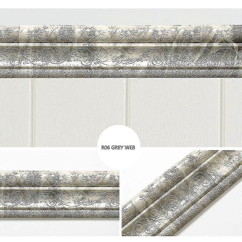 Self-adhesive Three-dimensional Wall Edging Strip Border Waterproof Wall Decor