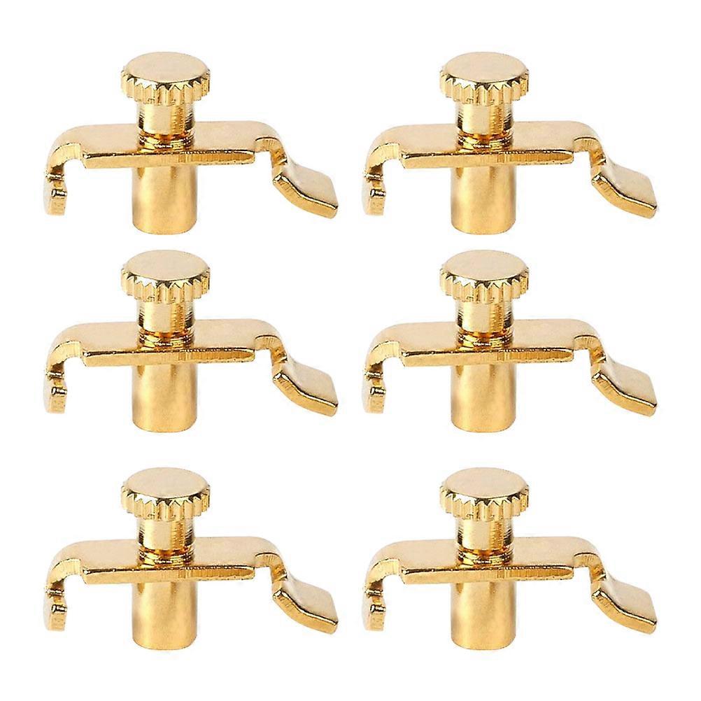 6pcs Stainless Steel Erhu Fine Tuning Erhu Tuner Professional Erhu Accessories