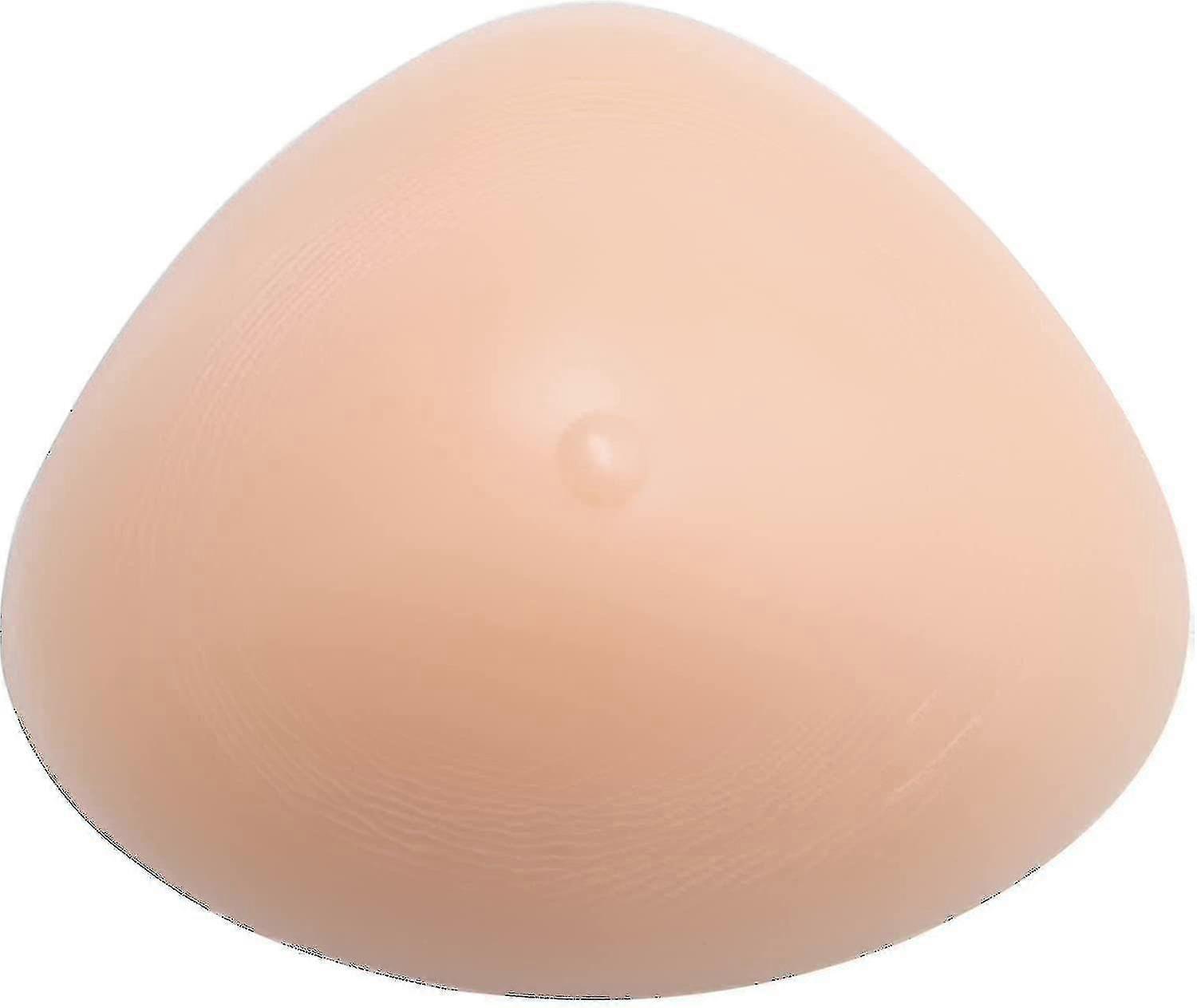 Pair Of Silicone Breast Form Triangle Mastectomy Prosthesis Bra Pad Enhancer - ya
