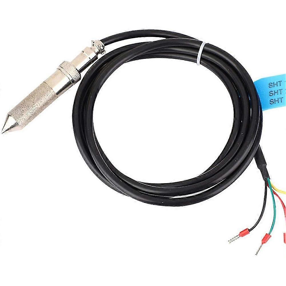 Soil Moisture Sensor, Humidity Temperature Sensor Digital Soil Moisture Sensor Meter, for Flower Nursery(FS200-SHT30)