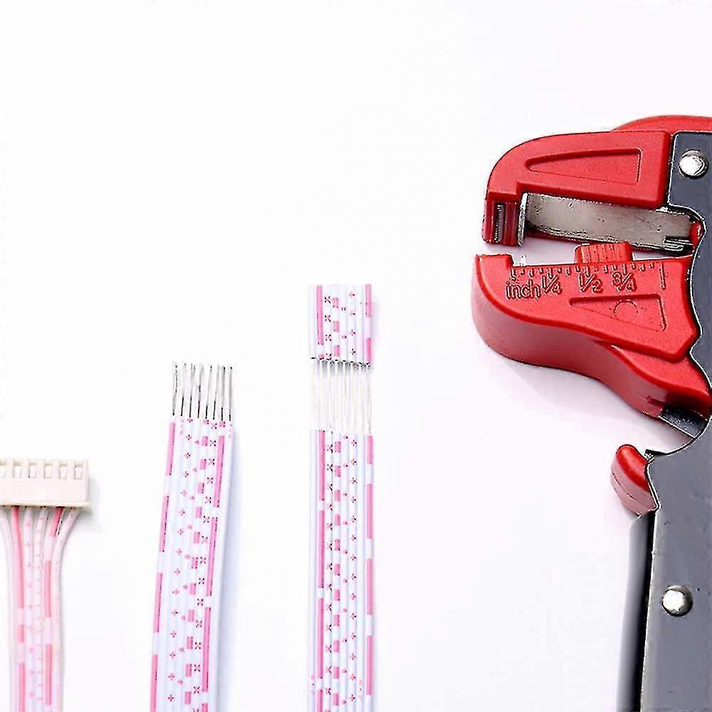 Automatic Thread Cutting Stripper Wide Flat Pliers Clamp Pincers For Cable