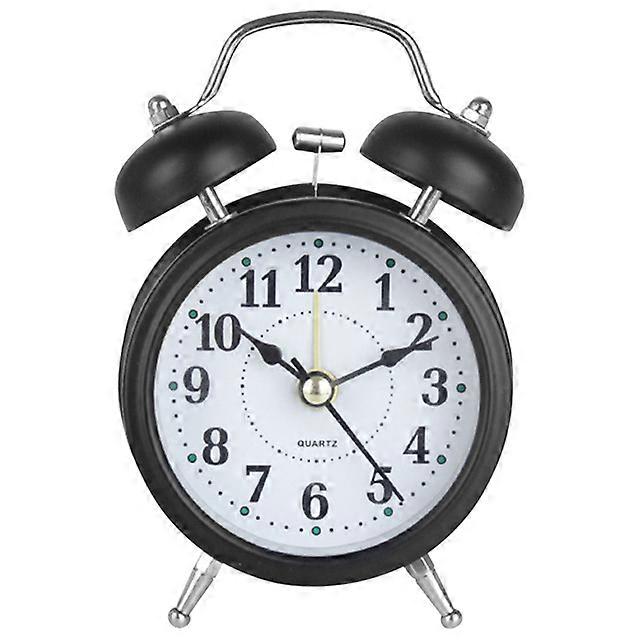 inch Twin Bell Alarm Clock Metal