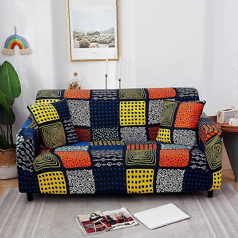 1pc Printed Sofa Cover Stretch Couch