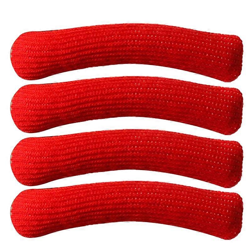 4Pcs Double Layer Door Handle Cover Fine Workmanship Eco-friendly Keep Warm Door Handle Protector for Home