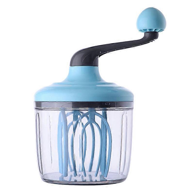 Manual Egg Beater Mixer Plastic Hand-crank Cream Whisk Home Kitchen Baking Tool KAESI