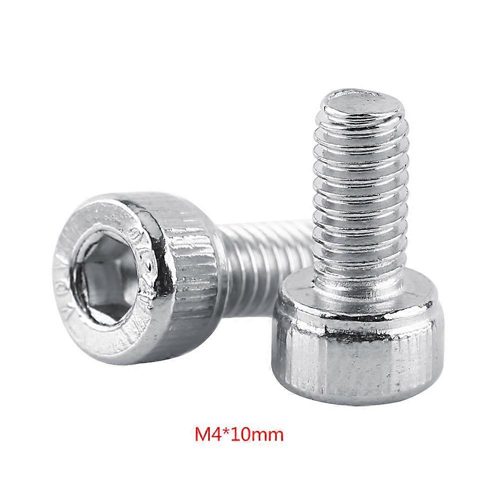 Hex Socket Cap Head Screws Assortment Set Stainless Steel (M4*10, 50pcs)