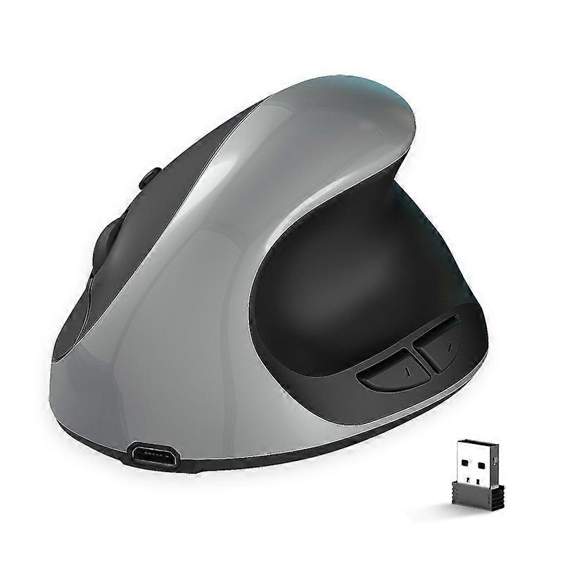 2.4G Wireless Mouse Rechargeable Vertical Ergonomic for Office Study PC Gift