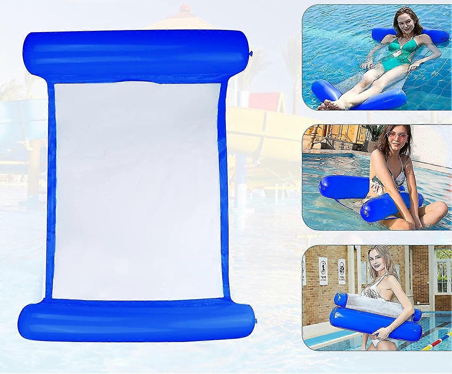 Multi Purpose Floating Hammock,sinwind Inflatable Pool Float 4-in-1 Floating Reclining Float Hammock Water Hammock Multi-use Foldable Floating Hammock