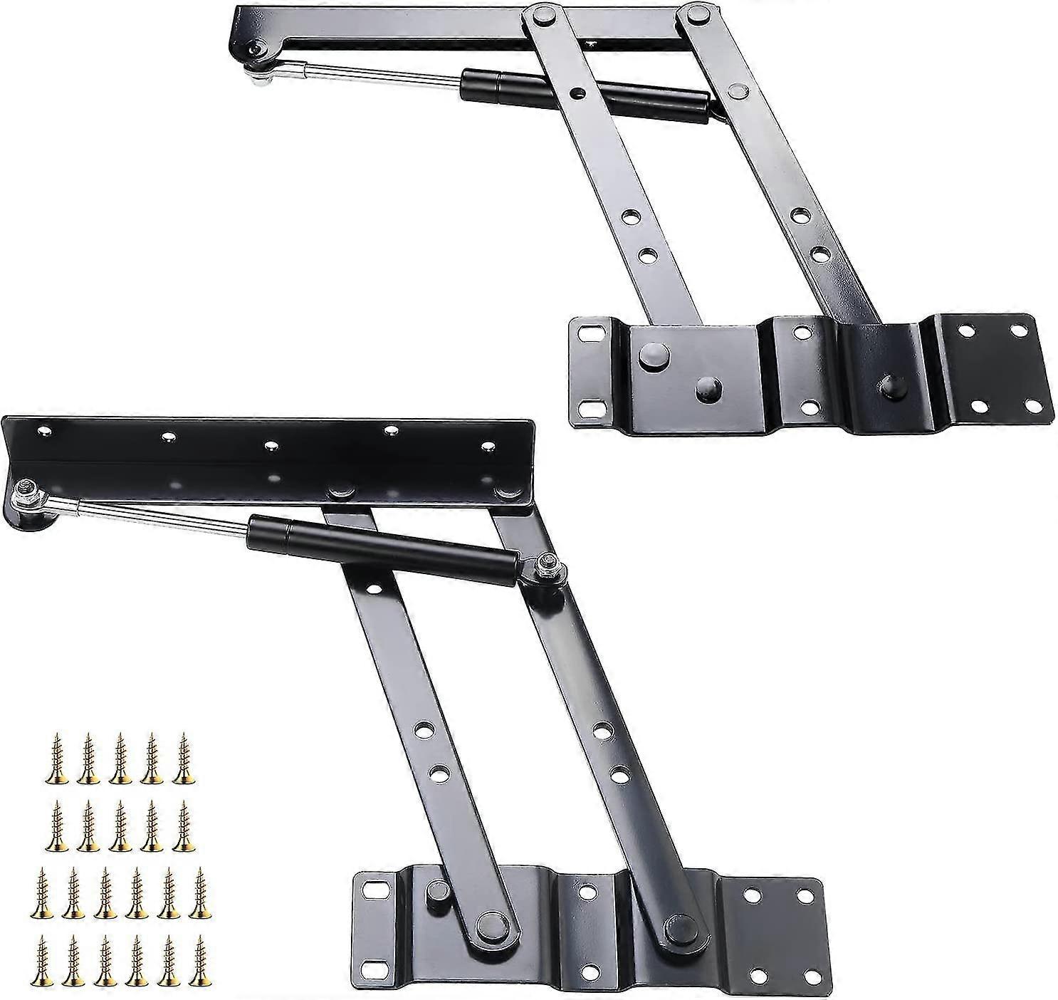 2 Pcs Coffee Table Spring Hinge,lift Up Top Coffee Table Mechanism Spring Hinge Hardware Fitting,mechanism Spring Hinge For Furniture Accessories