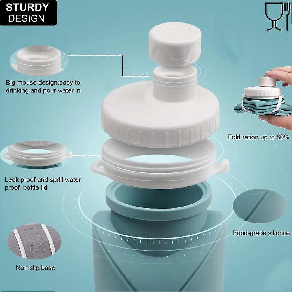 Bobble Lot de 2 bouteilles d'eau classiques filtrées, sans BPA, réutilisable, bouchon de transport doux au toucher avec filtre à charbon remplaçable pour une eau et une hydratation durables, 535 ml